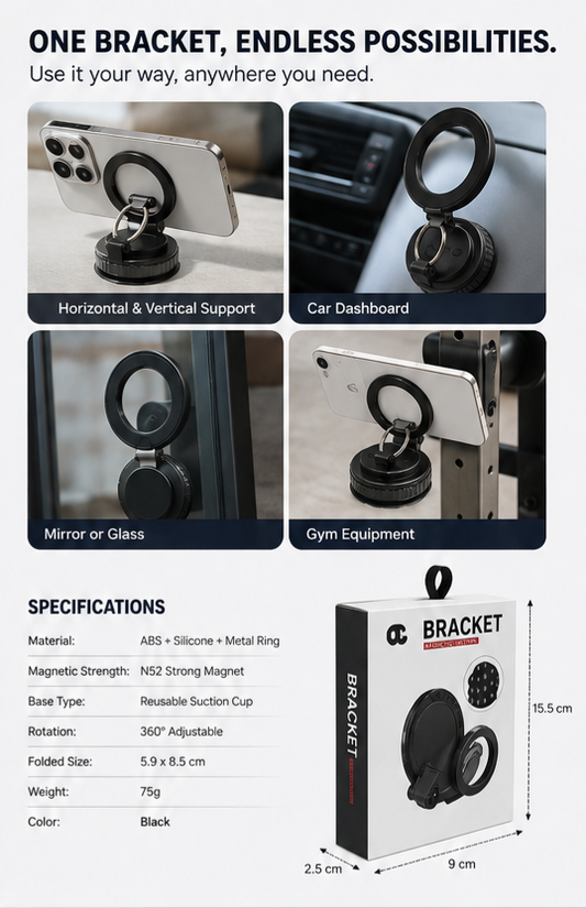 Foldable Multi-Angle Magnetic Phone Stand