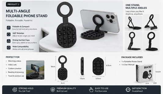 Magnetic Suction Phone Bracket
