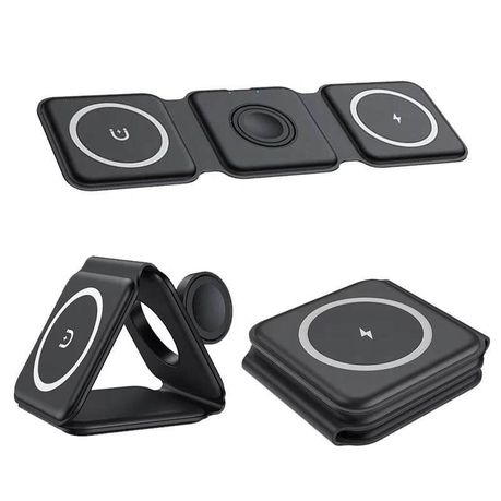 FoldCharger Trio 3 in 1 wireless portable charging station